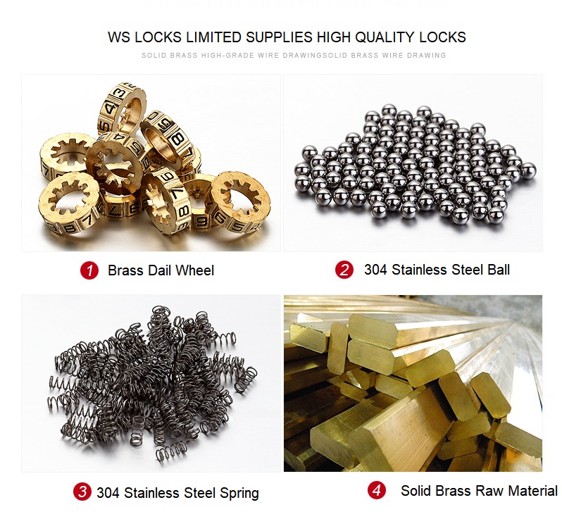 Brass lock material ws locks