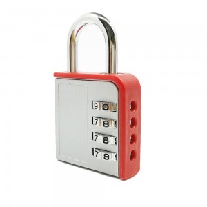 Four Digits Password Security Travel Safe Combination Padlock Luggage Lock WS