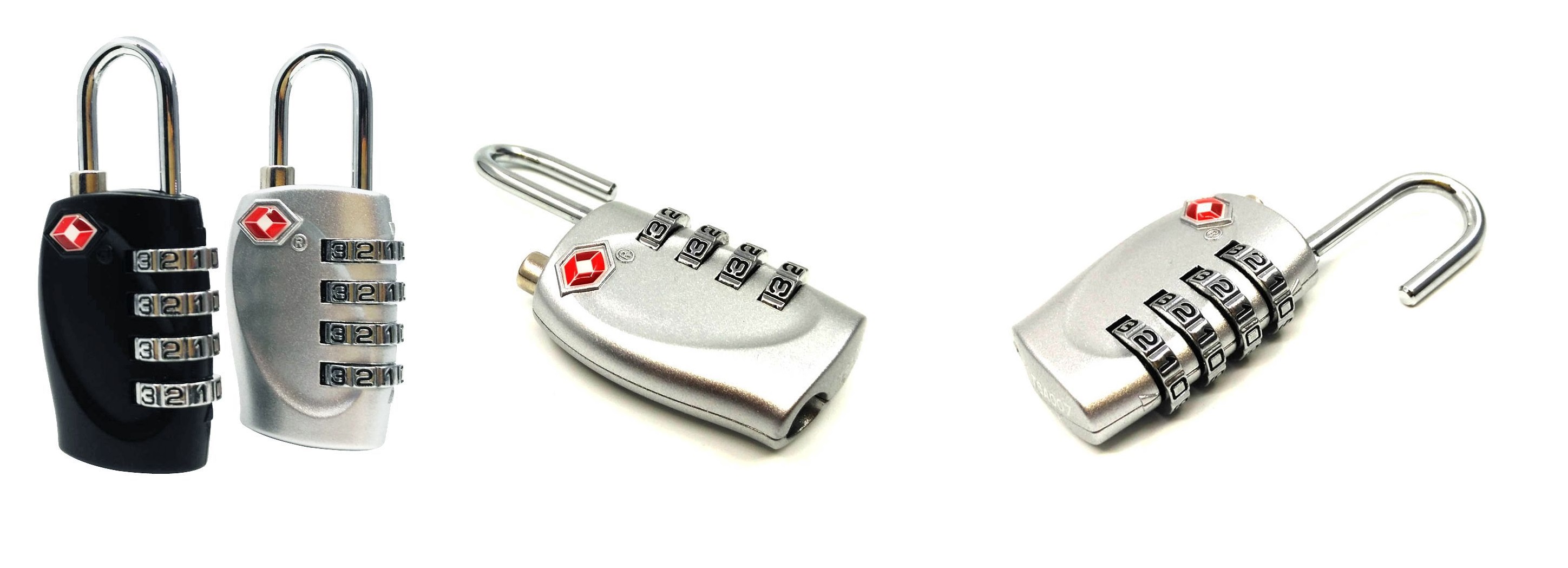 11 Protect Partners Secure 4 Digits Combination TSA Luggage Padlock WS-TSA05