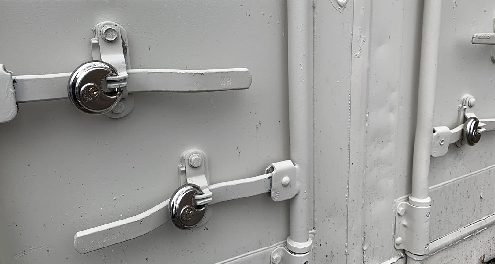12 Heavy Duty Steel Keyed Padlock Disc Storage Locks for Storage Unit 80MM WS-DP80