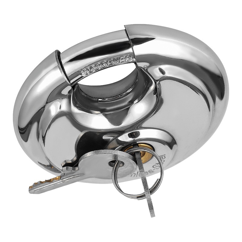 Factory Cheap Hot Best Disk Lock - 60MM Keyed Padlock, Stainless Steel Discus Lock WS-DP60 – WS Locks detail pictures