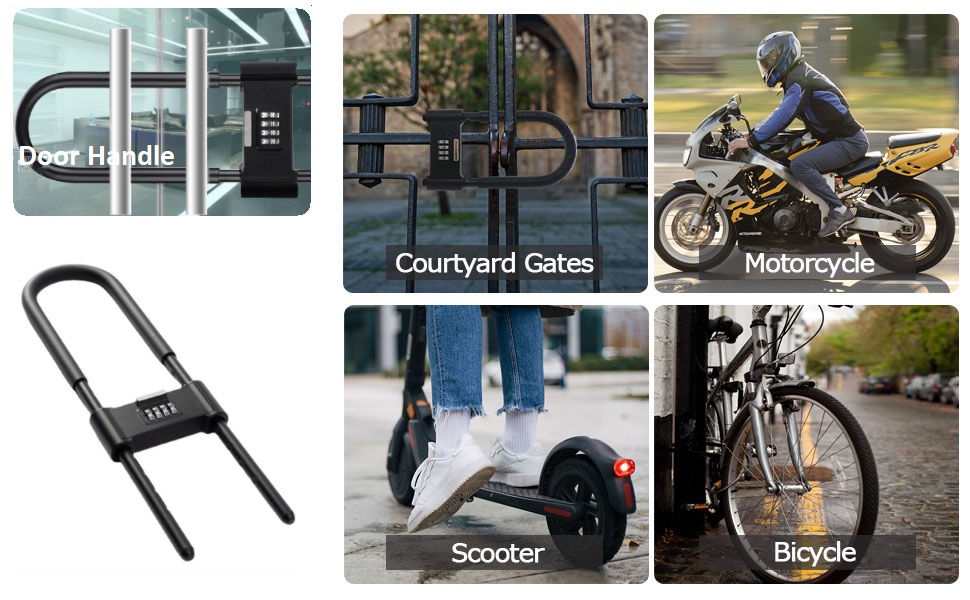 Best use for door, bike, motorbike u bike lock ws locks