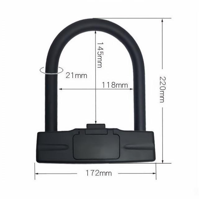 Bicycles U Lock, Heavy Duty Bike Scooter lock WS-BL11