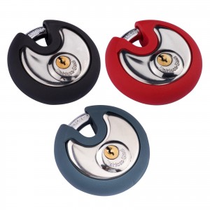 Disc Padlock Self Storage Lock with Rubber Cover WS-DP04