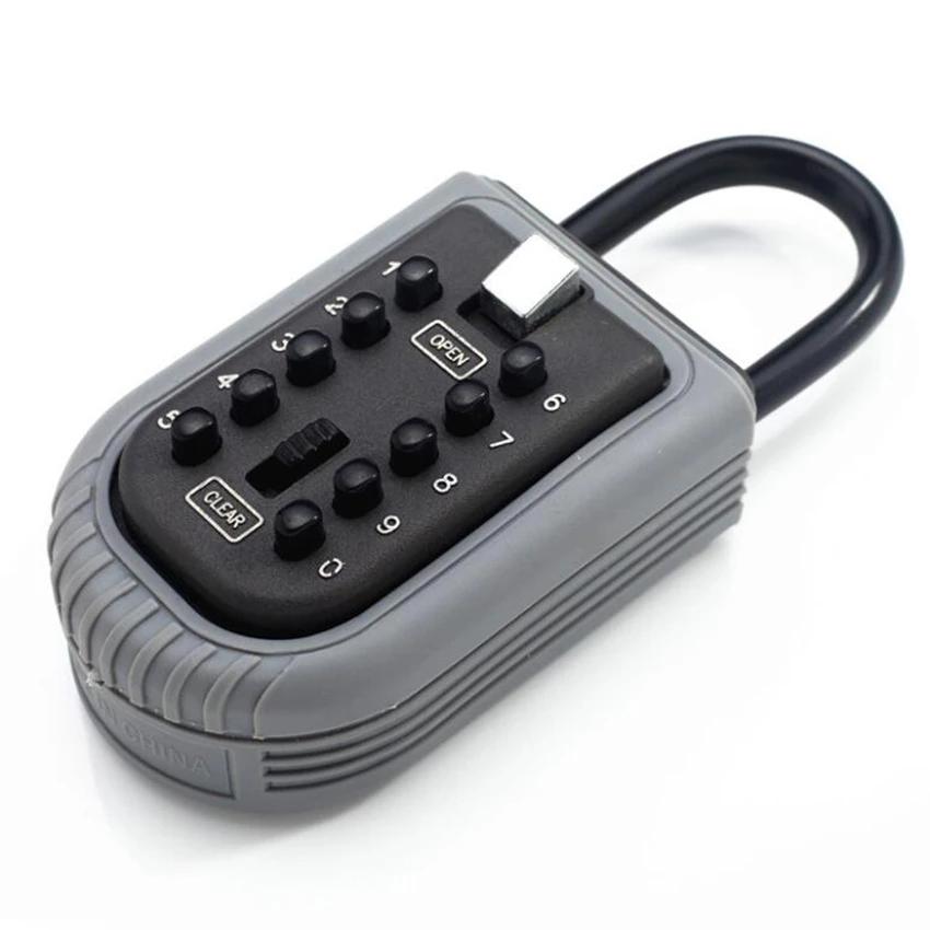 Wholesale Best Lock Box For Car Key Factories –Combination Push Button Portable Lock Box Hanging Lock Box WS-LB13 – WS Locks detail pictures