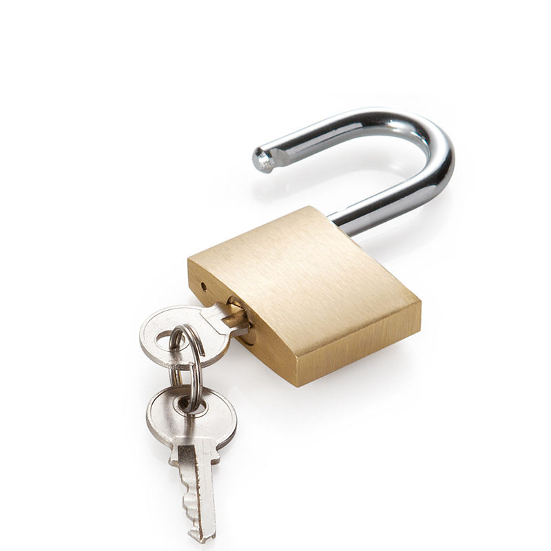 Solid Brass Padlock with Keys Copper padlock (1)