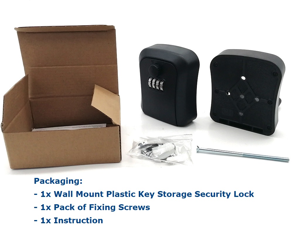 Wholesale High Safety Plastic Storage Lock Box for Keys WS-LB03