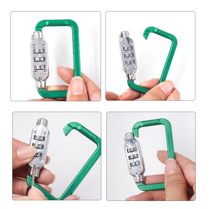 rectangle number carabiner combination lock (5)