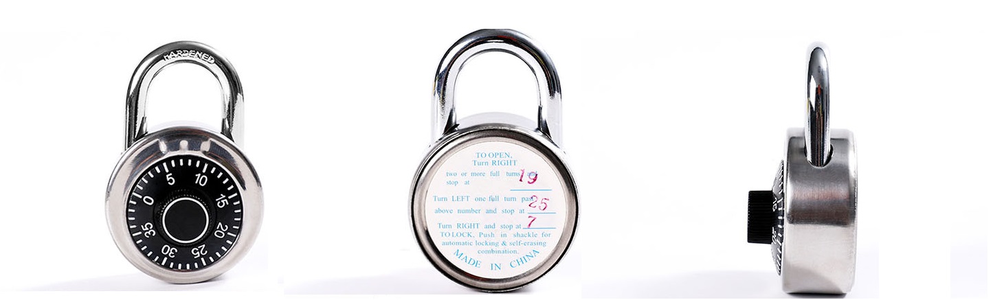 ws Dial Combination Round Padlock Locker Lock Padlock package
